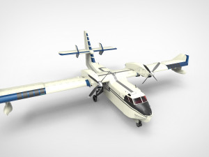 Bombardier CL-415 Modello 3D