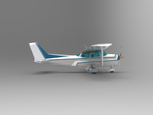 Cessna 172S Skyhawk SP 3D-Modell