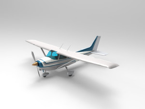 Cessna 172S Skyhawk SP 3D-Modell