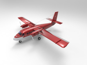 DHC-6 Twin Otter Model 3D