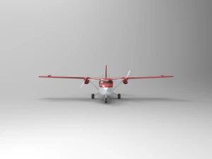 DHC-6 Twin Otter 3D Model