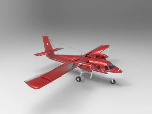 DHC-6 Twin Otter 3D Model
