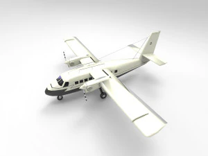 DHC-6 Twin Otter Airplane 3D Model