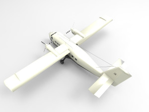 DHC-6 Twin Otter Airplane 3D Модель