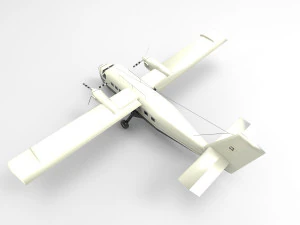 DHC-6 Twin Otter Airplane 3D Model