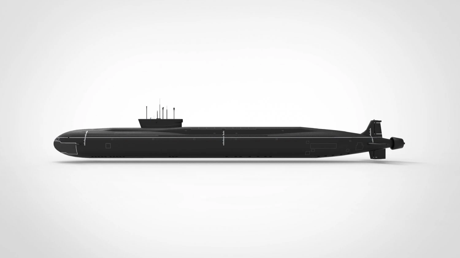 Submarino Alexander Nevsky Modelo 3D .c4d .max .obj .3ds .fbx .stl .blend 