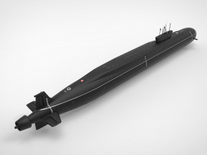 Alexander Nevsky submarine 3D Model