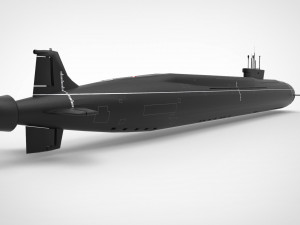 Alexander Nevsky submarine 3D Model
