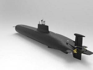 Ballistic Missile Submarine Modello 3D