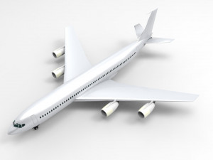 Boeing 707 3D Модель