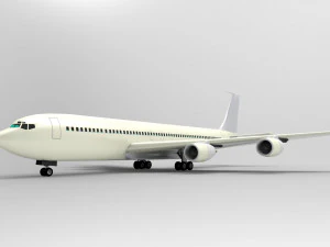 Boeing 707 Modelo 3D