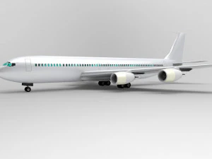 Boeing 707 Modelo 3D
