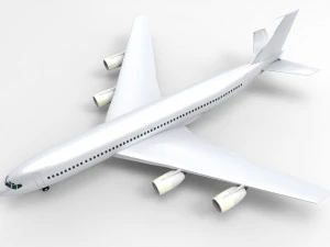 Boeing 707 Modelo 3D