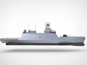 Kapal korvet Model 3D