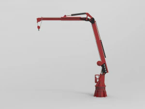 Crane deck ship 3D Model