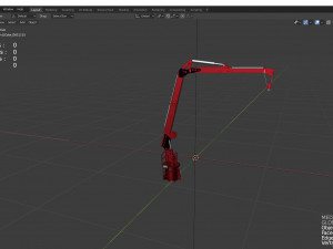 Crane deck ship 3D Модель