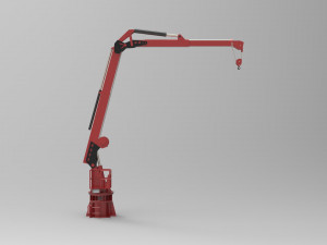 Crane deck ship 3D Модель