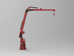 Crane deck ship 3D Model