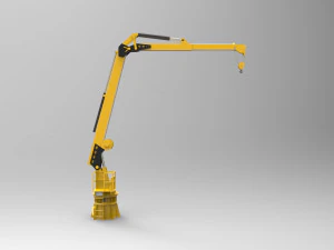 Crane deck ship 3D Model