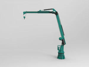 Crane deck ship 3D Model