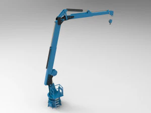 Crane deck ship 3D Model