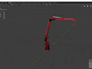 Crane deck ship 3D Model