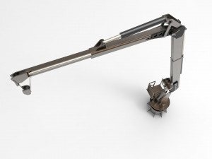 Crane deck ship 3D Model