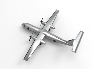 The DeHavilland DHC-8-Q300 Model 3D