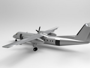 The DeHavilland DHC-8-Q300 Modelo 3D