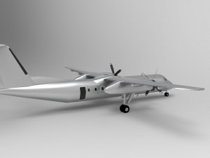 The DeHavilland DHC-8-Q300 Modelo 3D