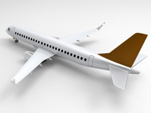 Embraer E-190 Model 3D
