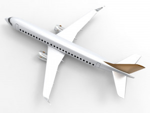 Embraer E-190 3D-Modell