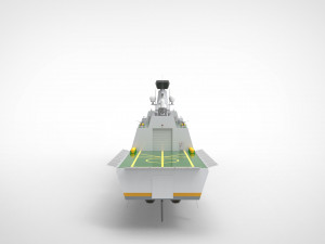 Frigate Type X LOA 100m Modelo 3D