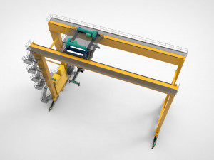 Harbour Container Crane 3D Модель