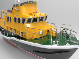 Rescue Ship Model 3D