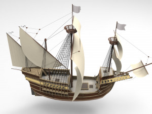 Sailing Ship 3Dモデル