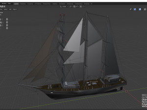 Sailing Ship 3D 모델