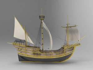 Sailing Ship 3D Model