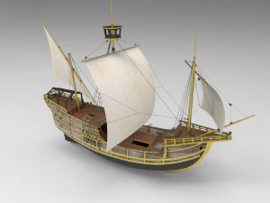 Sailing Ship 3D Model