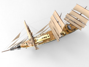 Sailing Ship 3D 模型