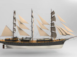 Sailing Ship 3D Model