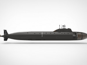 Severodvinsk submarine 3D-Modell