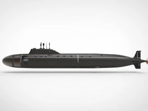 Severodvinsk submarine 3D Model