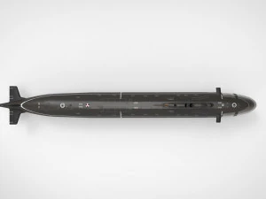 Severodvinsk submarine 3D Model
