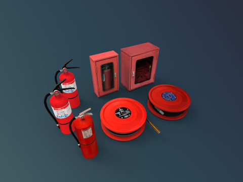 Fire Extuinger equipment 3Dモデル