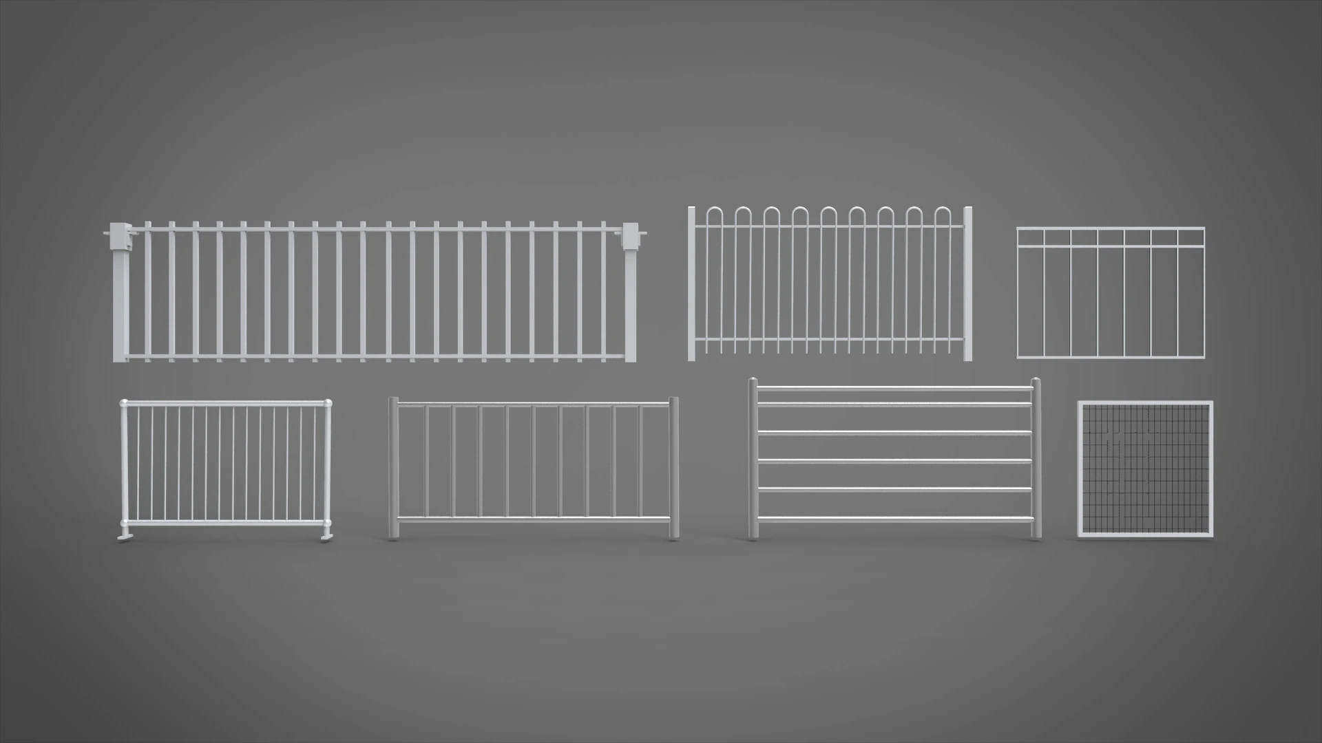 Railing ship 3D Model .c4d .max .obj .3ds .fbx .stl .blend 