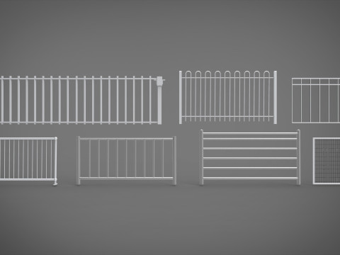 Railing ship Model 3D