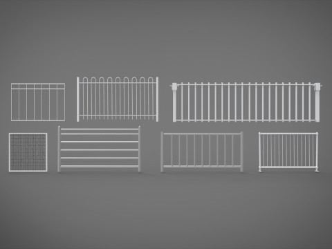 Railing ship 3D Модель