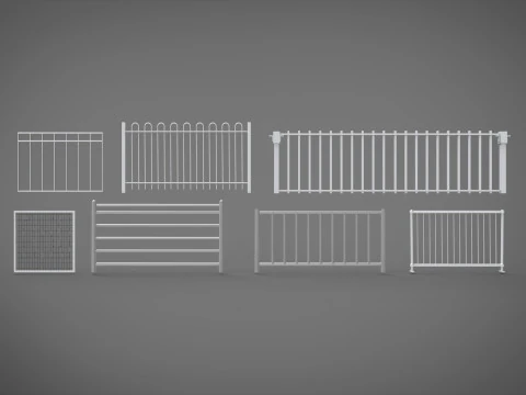 Railing ship 3D Model