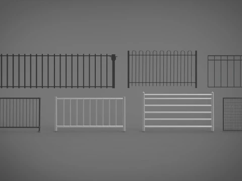 Railing ship 3D Model
